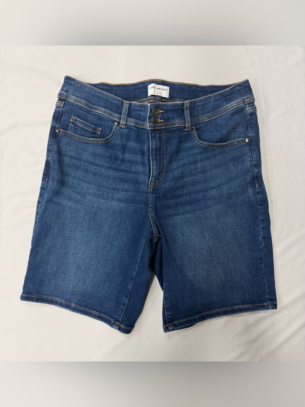 Lane Bryant Women’s Dark Blue Denim Jean Shorts